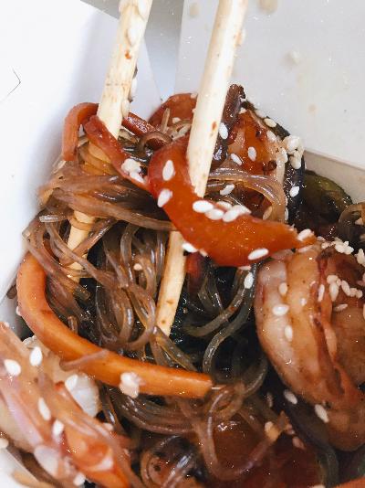 Фунчоза с овощами по-корейски – пошаговый рецепт приготовления с фото